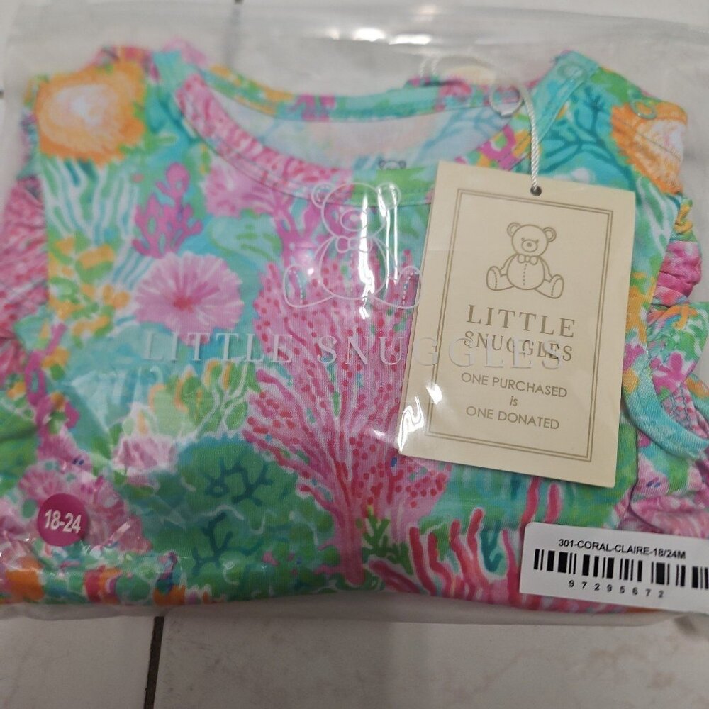 Little snuggles coral breeze Claire 18-24